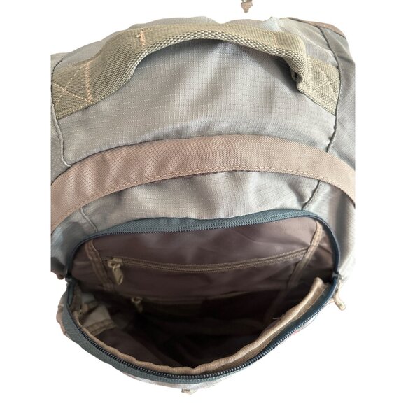 Outdoor Products Backpack Adjustable Straps Padded Back Green & Teal - Picture 2 of 9